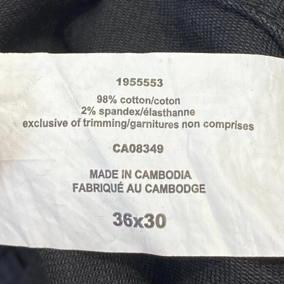 Lucky Brand 410 Jeans Mens 36 x 30 Black Denim Pants Straight Leg - Picture 13 of 13